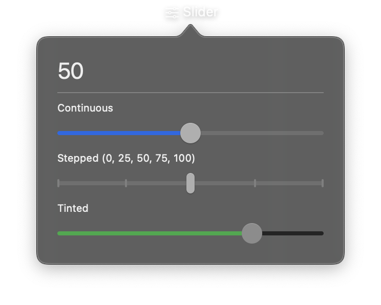 Slider control